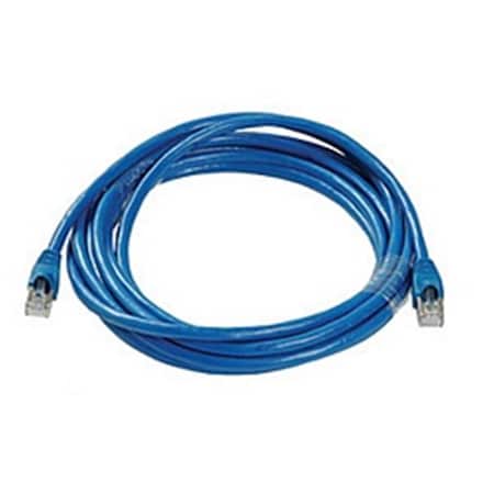 Ziotek CAT6a- Stp Patch Cable- with Boot 14ft- Blue 119 7248